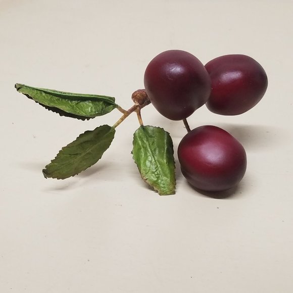 Artifical Faux Bing Cherry Decor (Pack of 12) - Picture 2 of 6